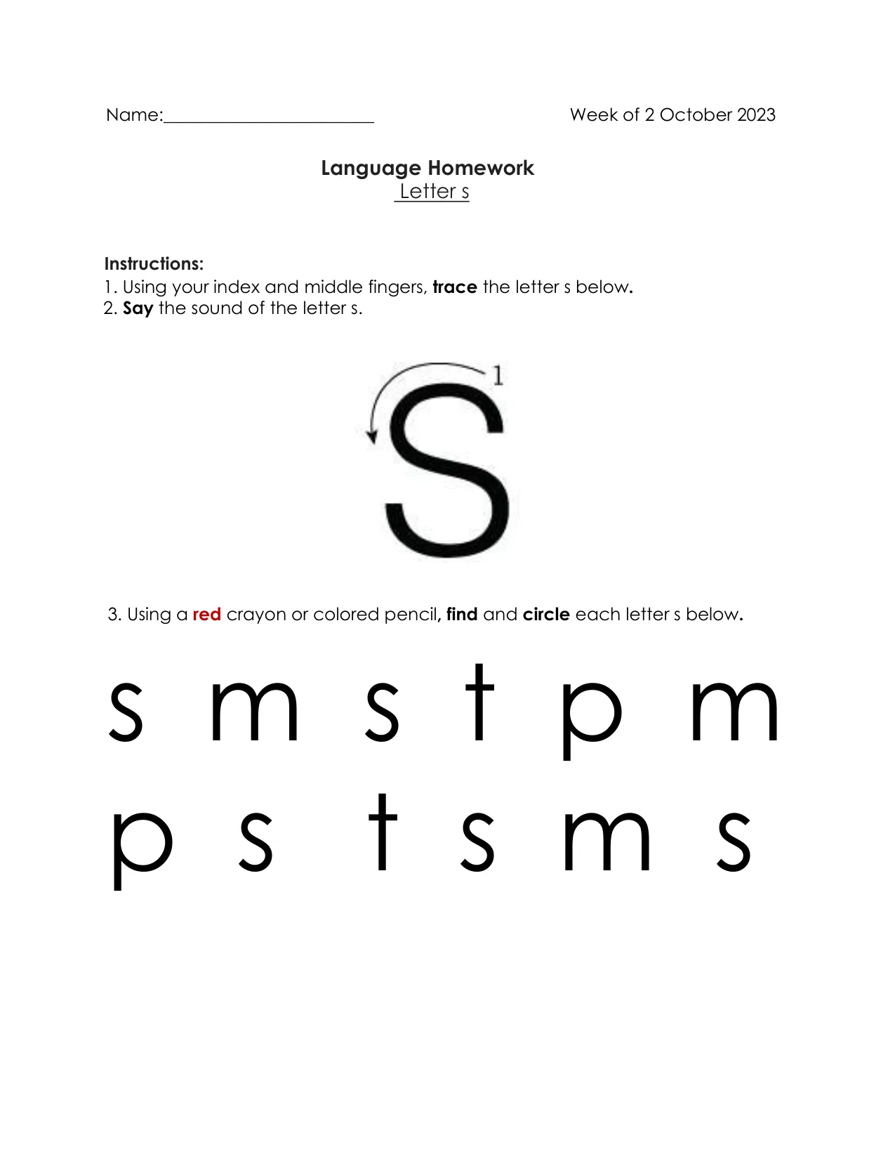 Language 10-4 page 1