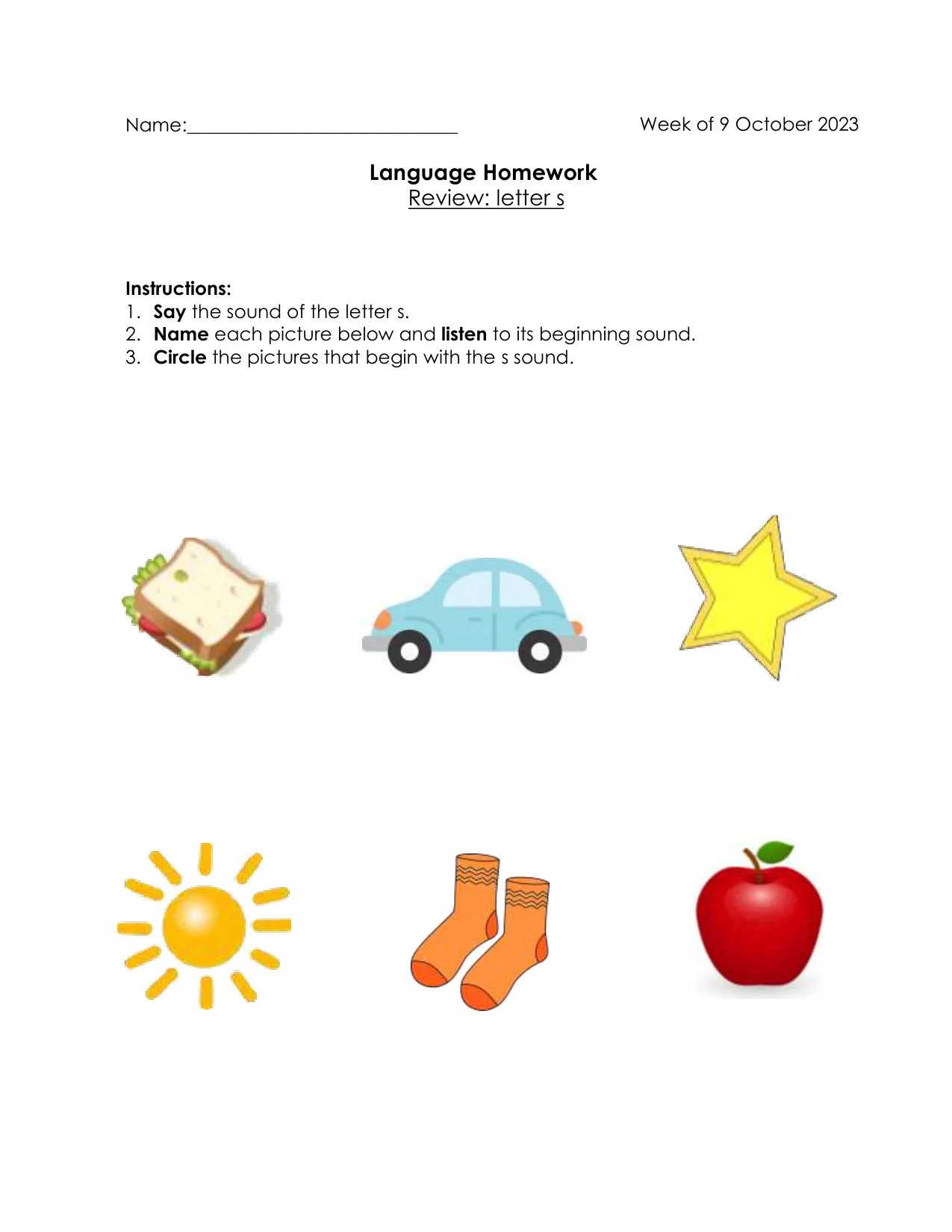 Language 10-11 page 1