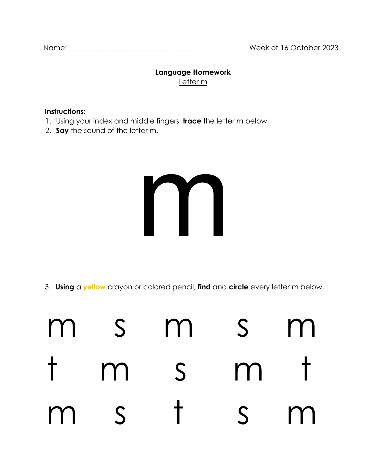 Language 10-18 page 1