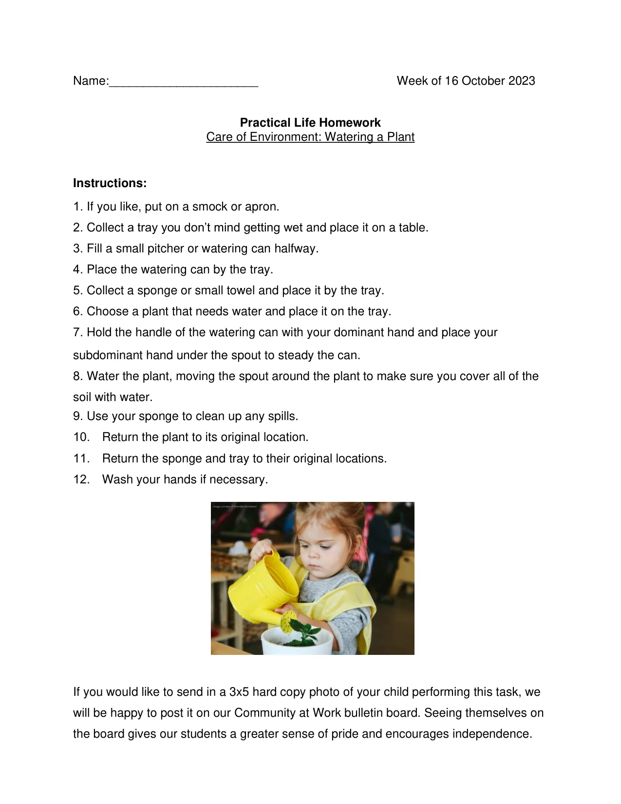 Practical Life 10-20 page 1