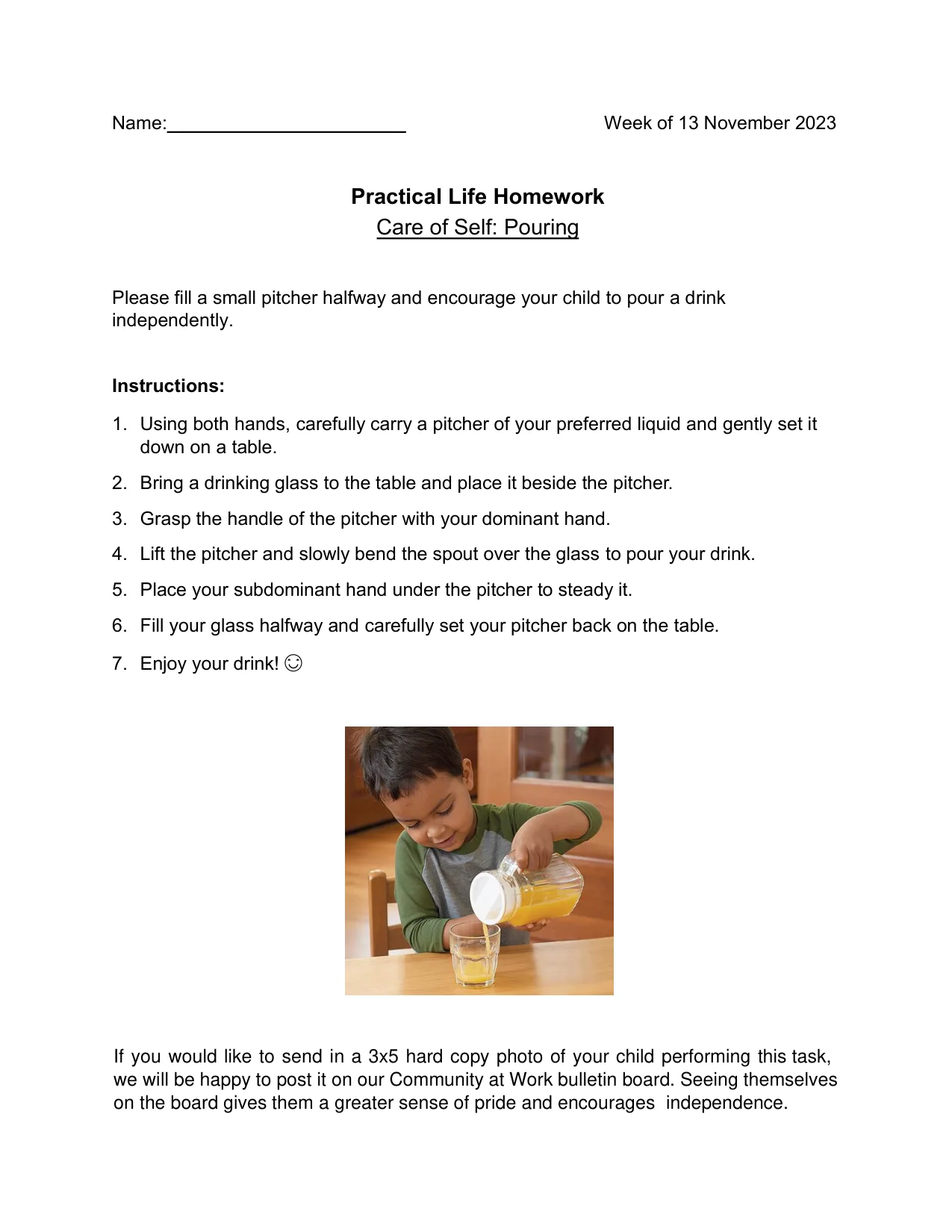 Practical Life 11-17 page 1