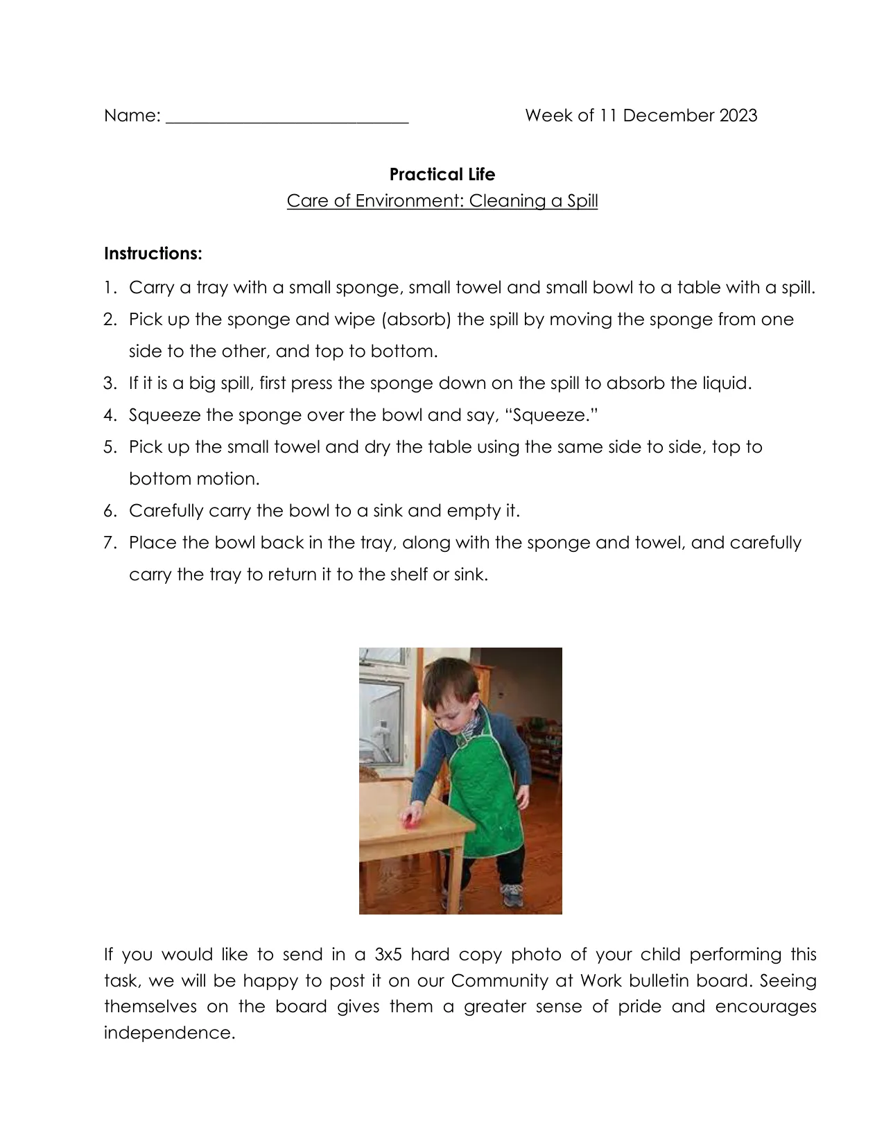 Practical Life 12-15 page 1