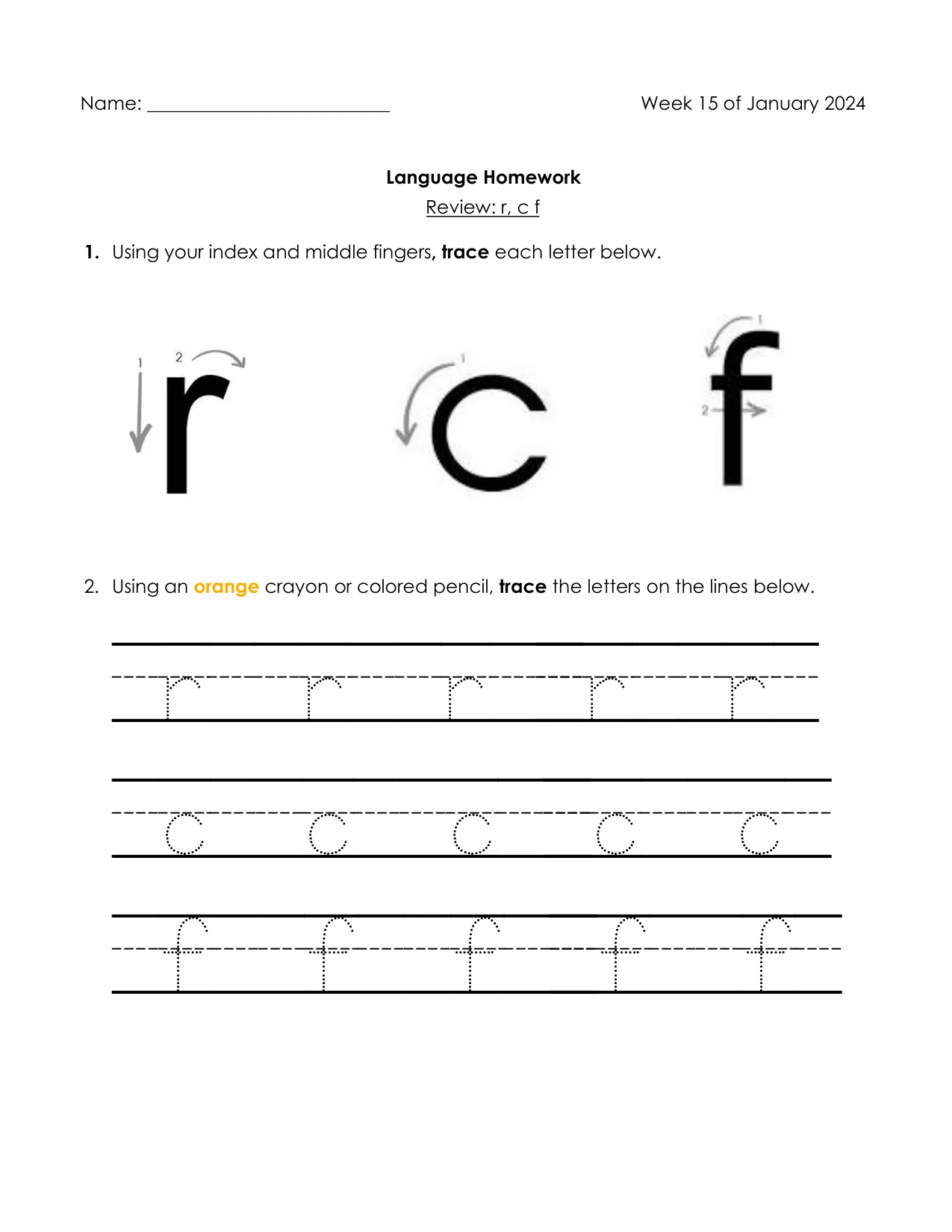 Language 1-17 page 1