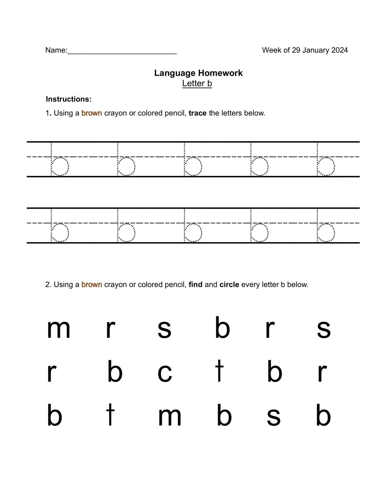 Language 1-31 page 1