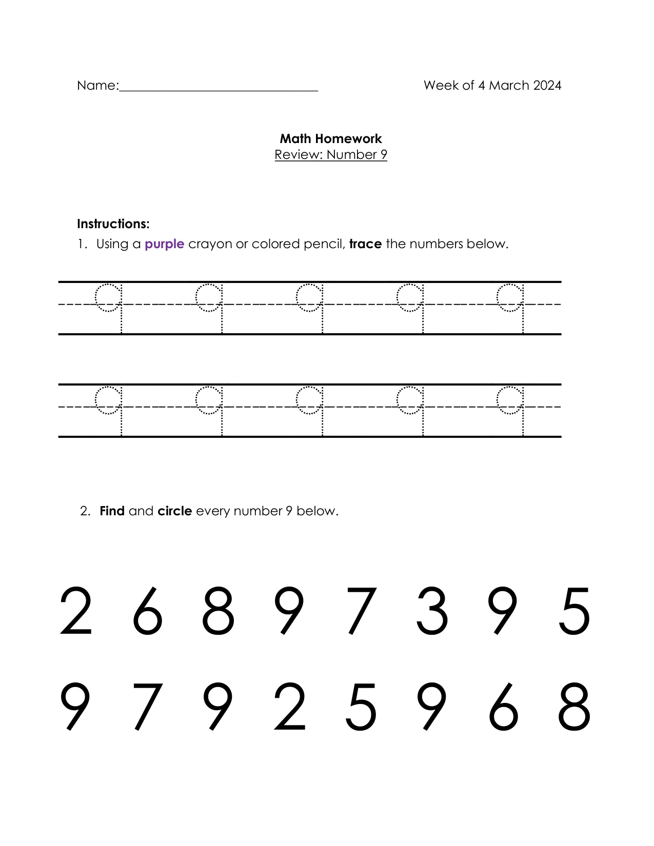 Math 3-4 page 1