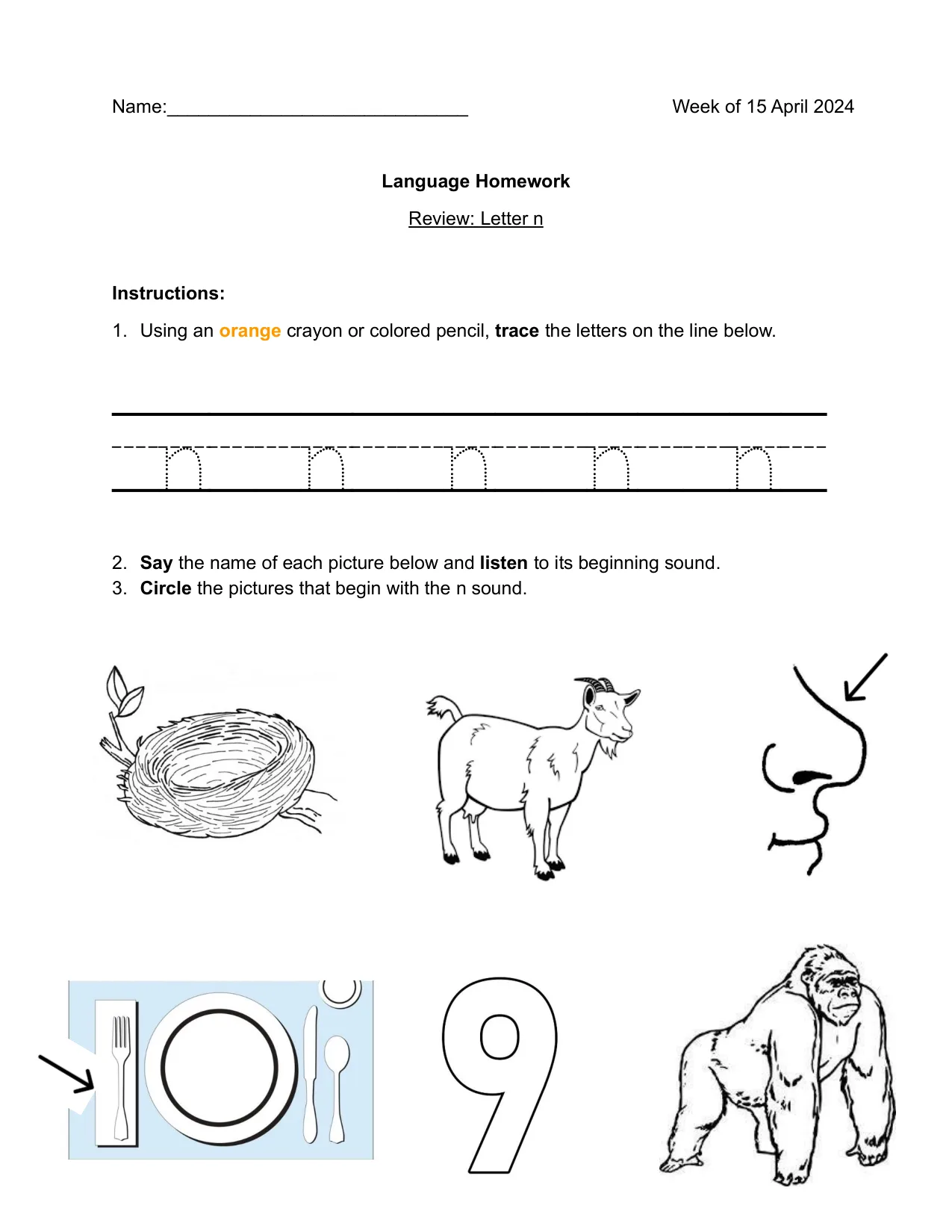 Language 4-17 page 1