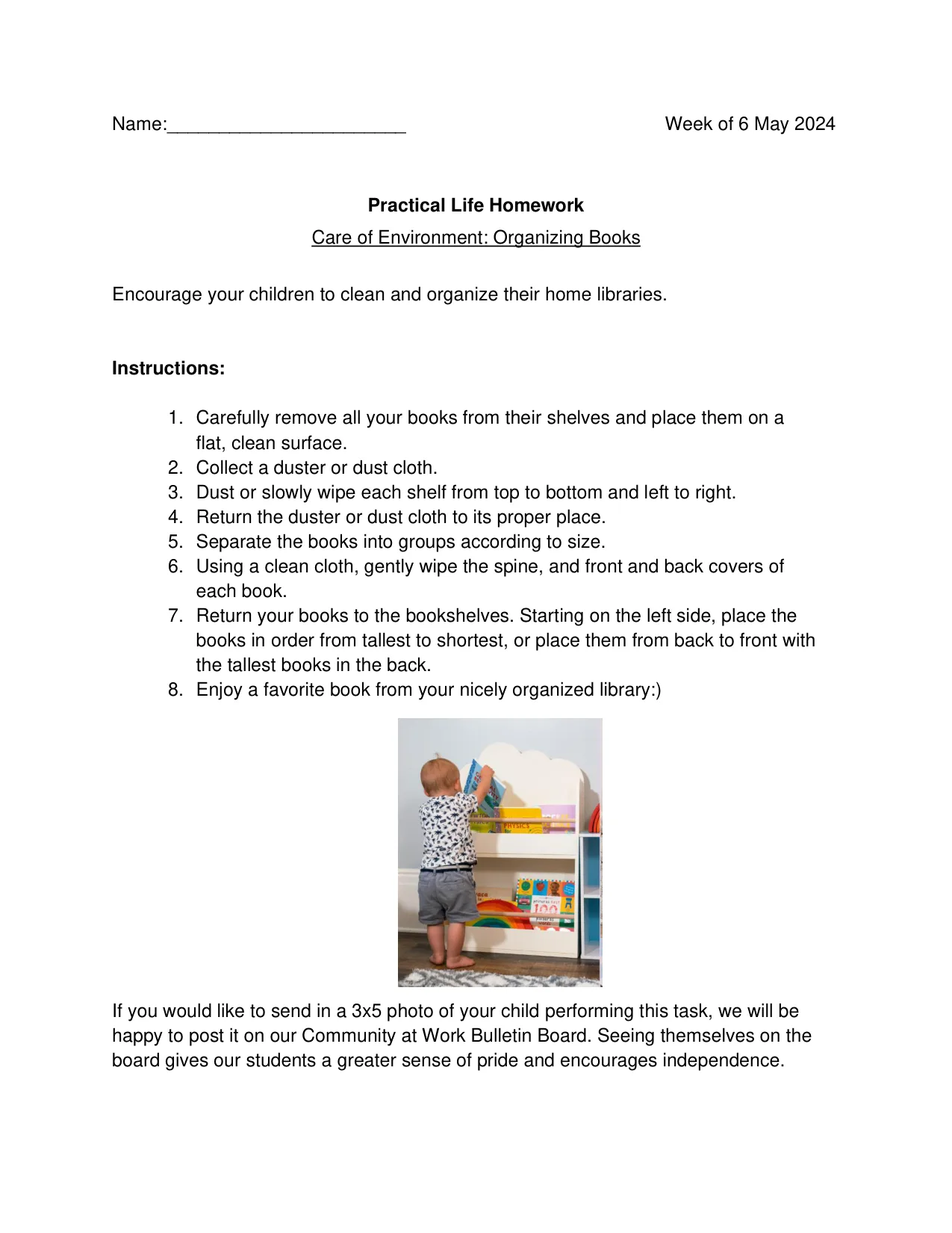 Practical Life 5-10 page 1