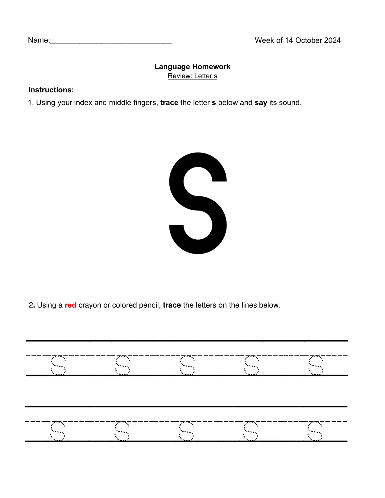 Language 10-16 page 1