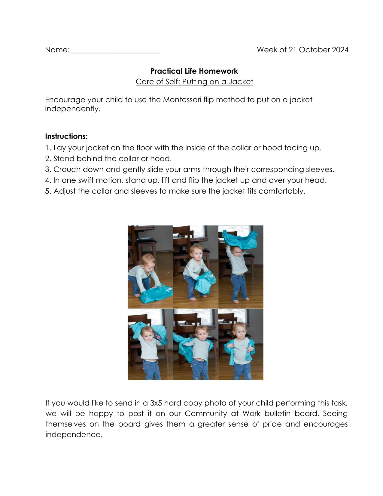 Practical Life 10-25 page 1