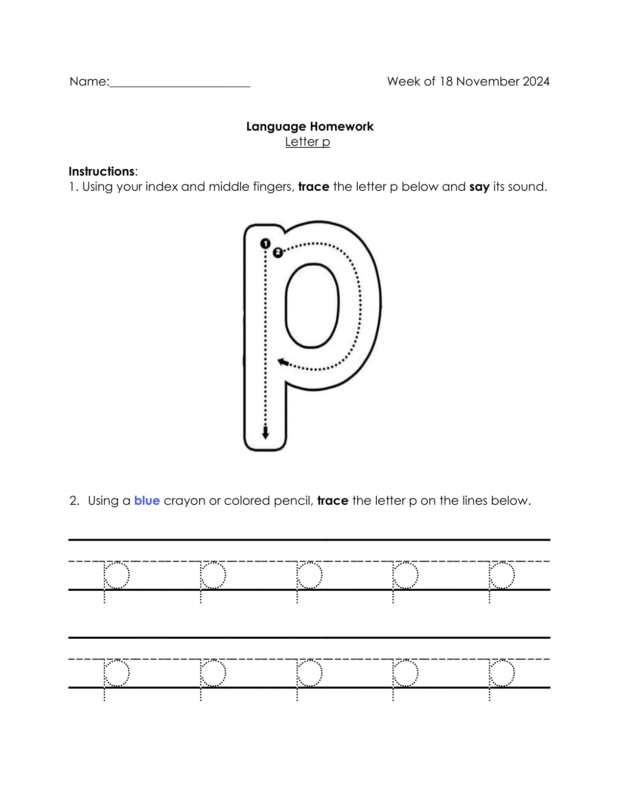 Language 11-20 page 1
