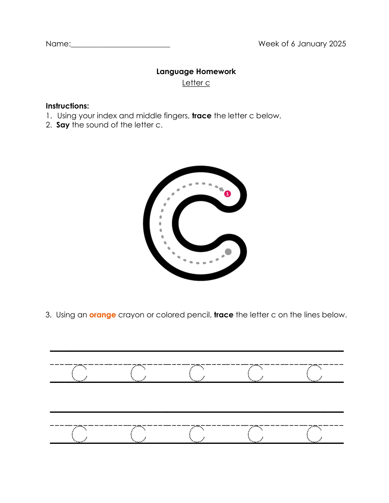 Language 1-8 page 1