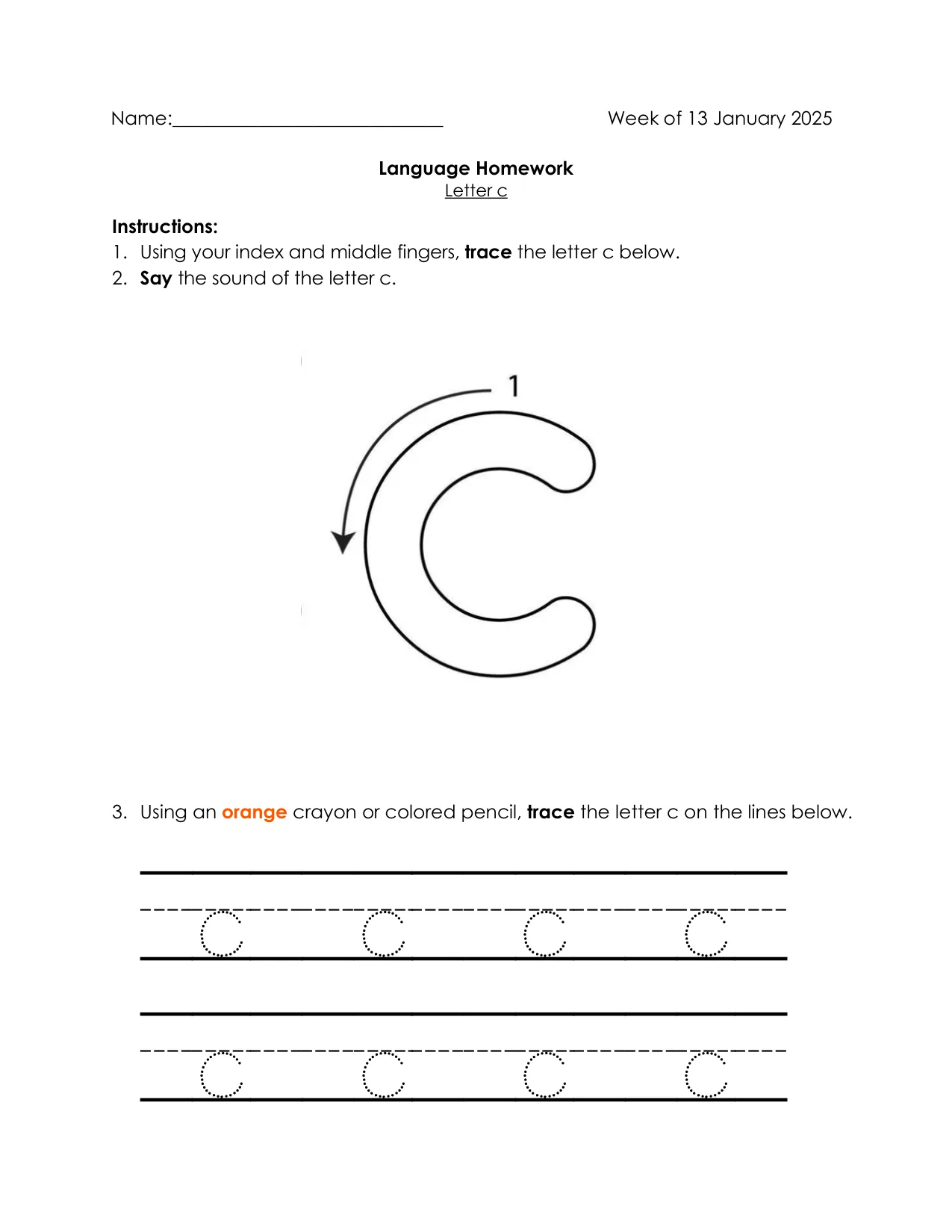 Language 1-15 page 1