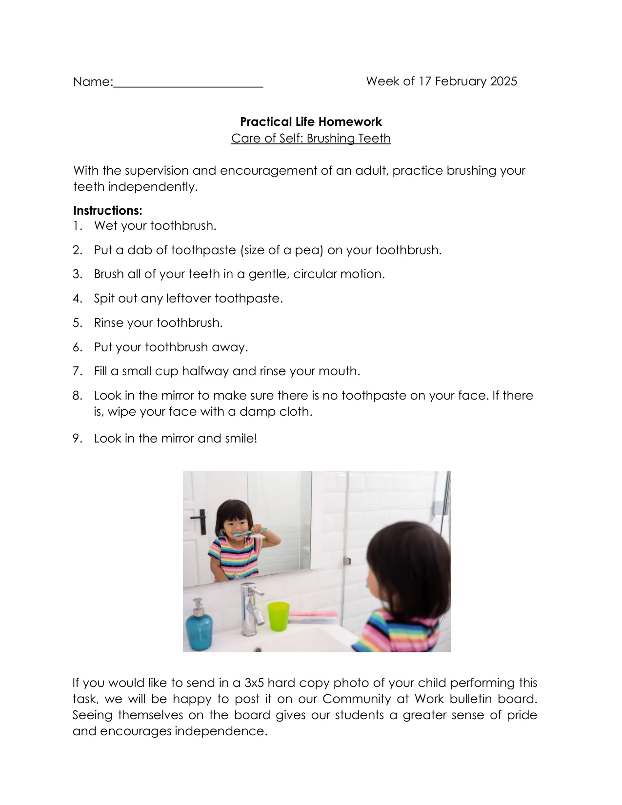 Practical Life 2-21 page 1