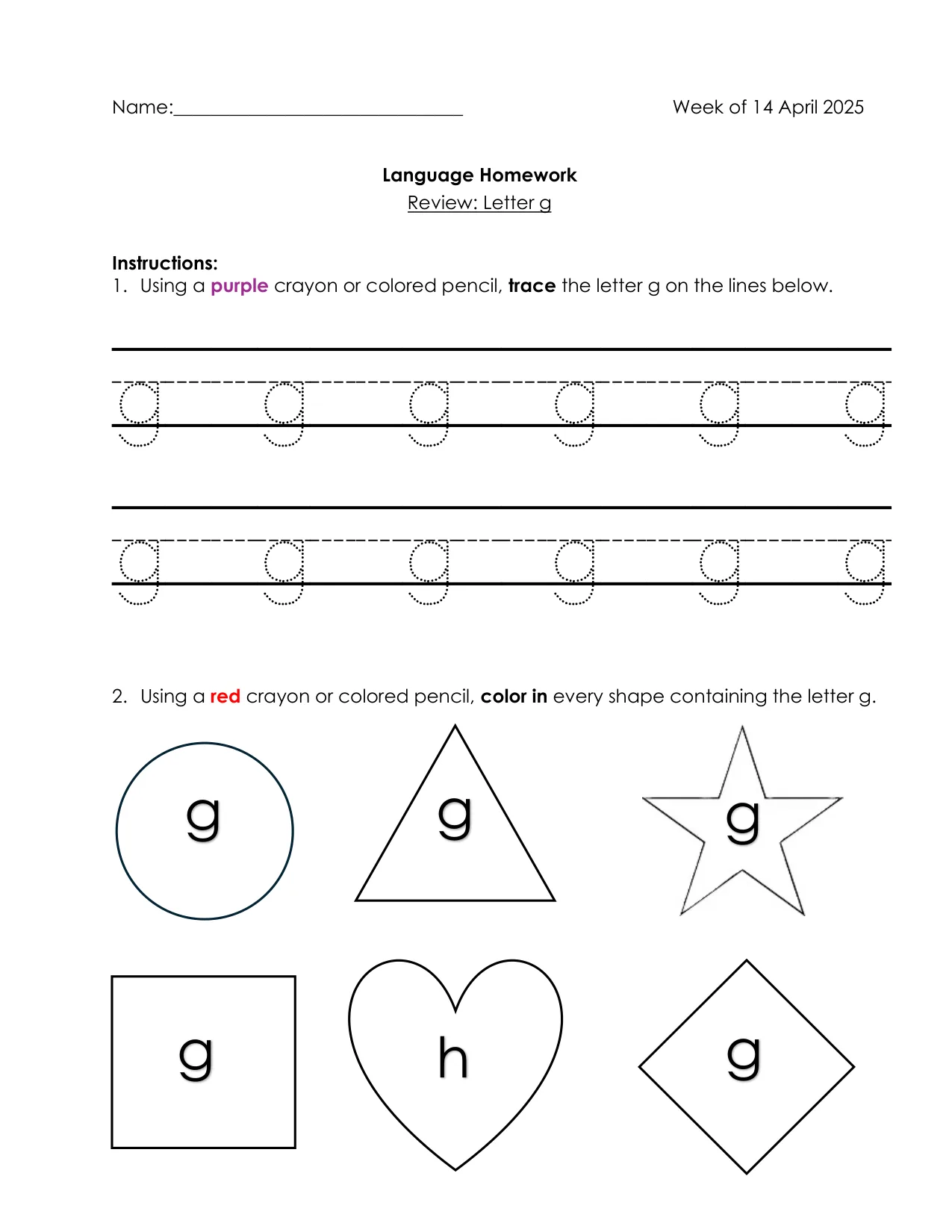 Language 4-16 page 1