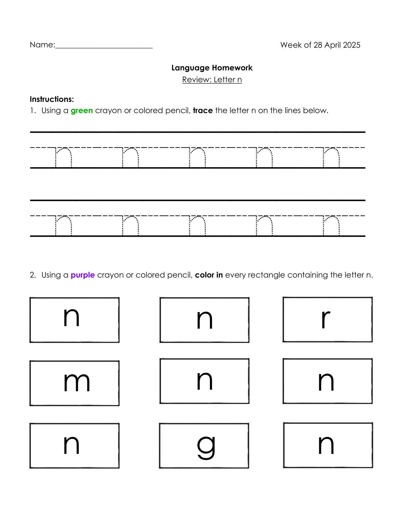 Language 4-30 page 1