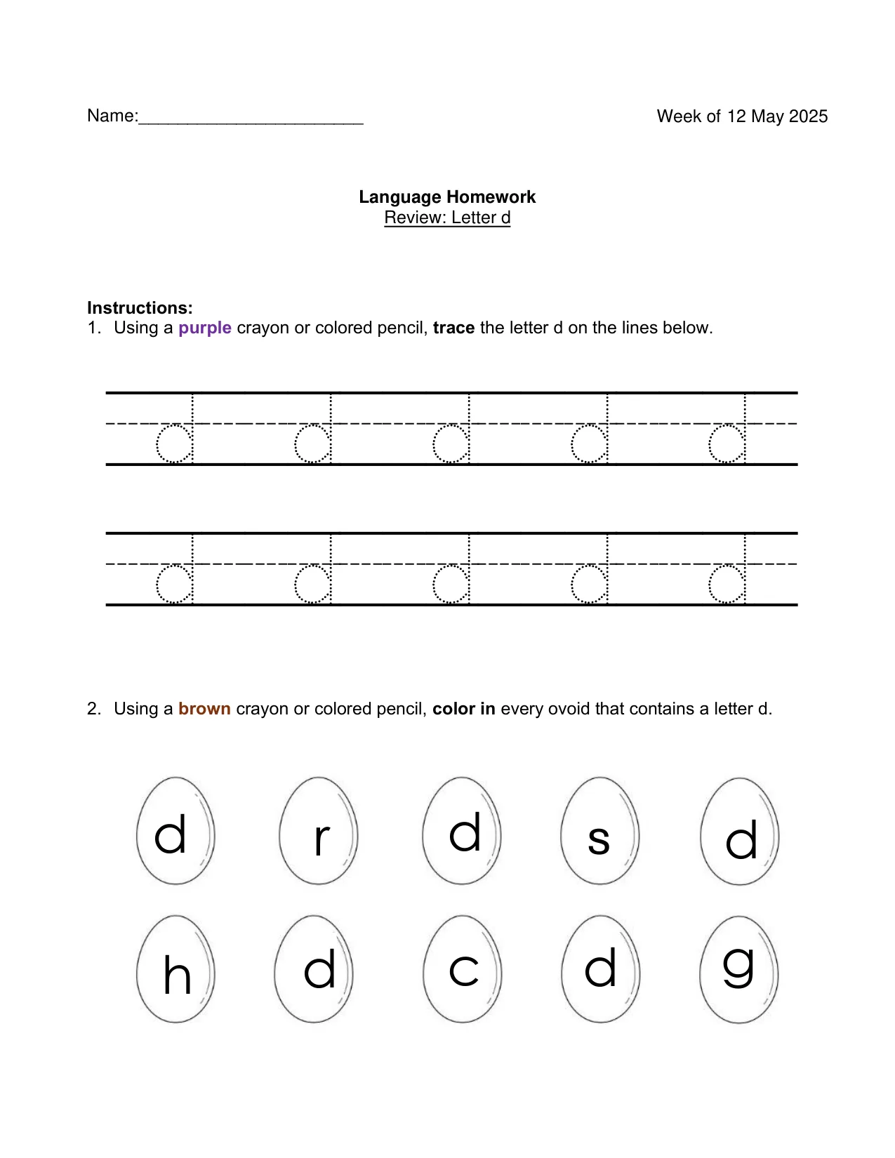 Language 5-14 page 1