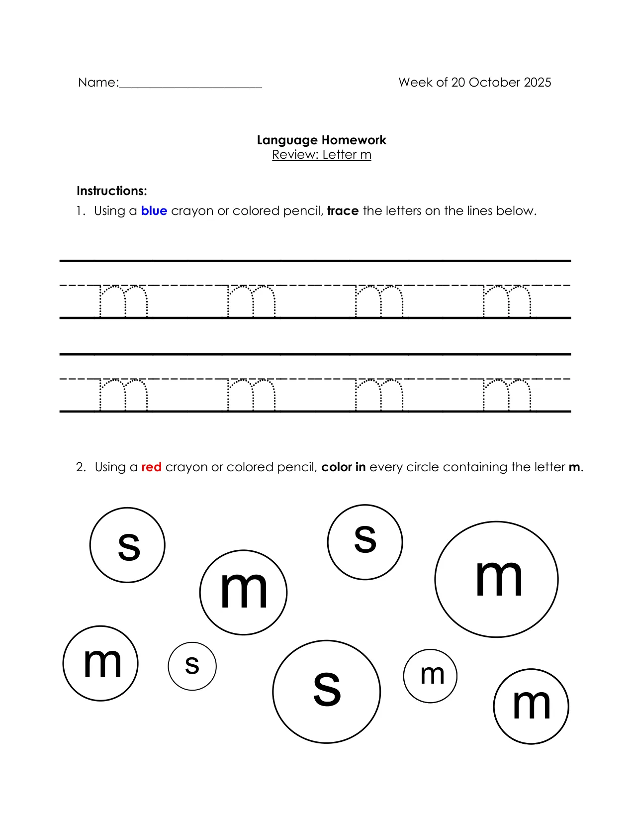 Language 10-22 page 1