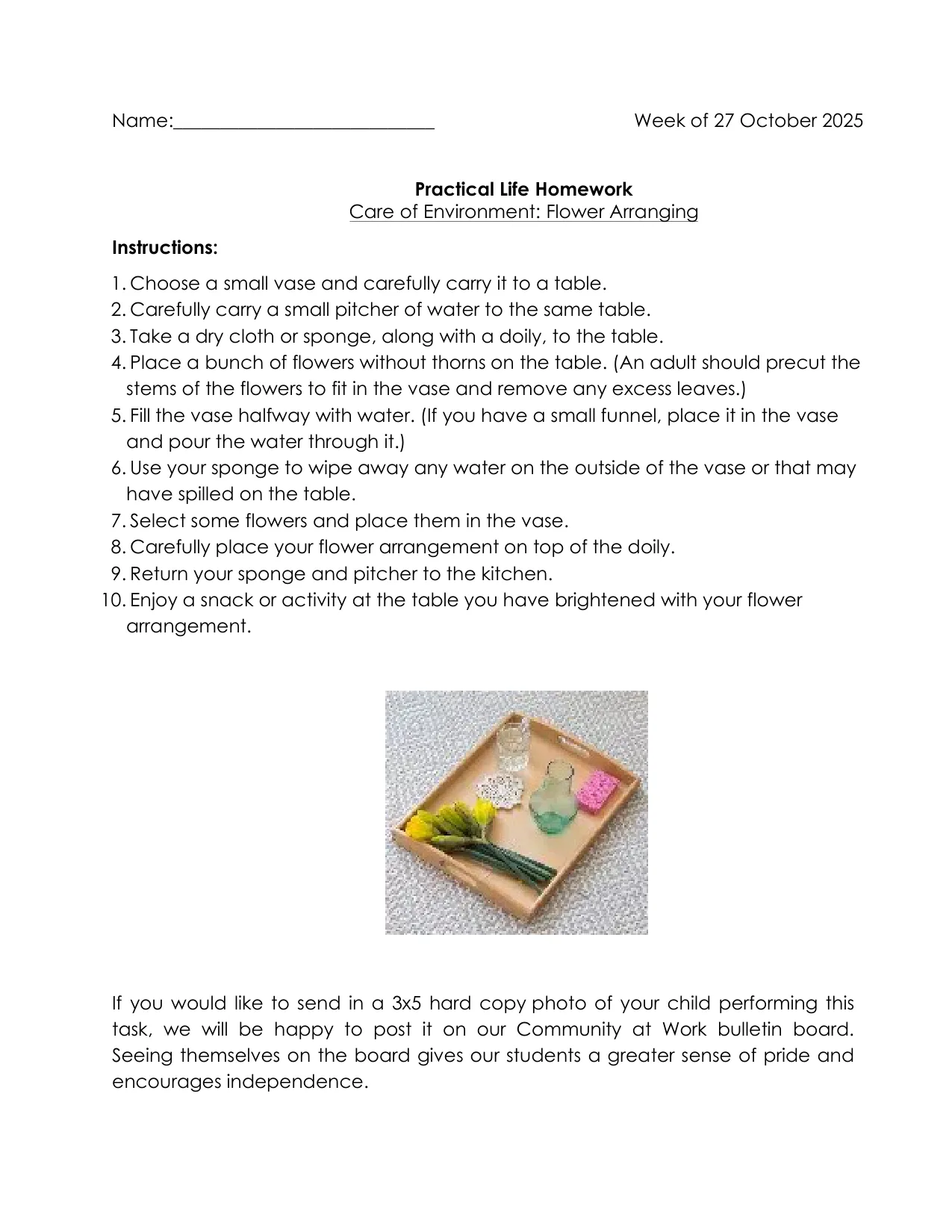 Practical Life 10-31 page 1