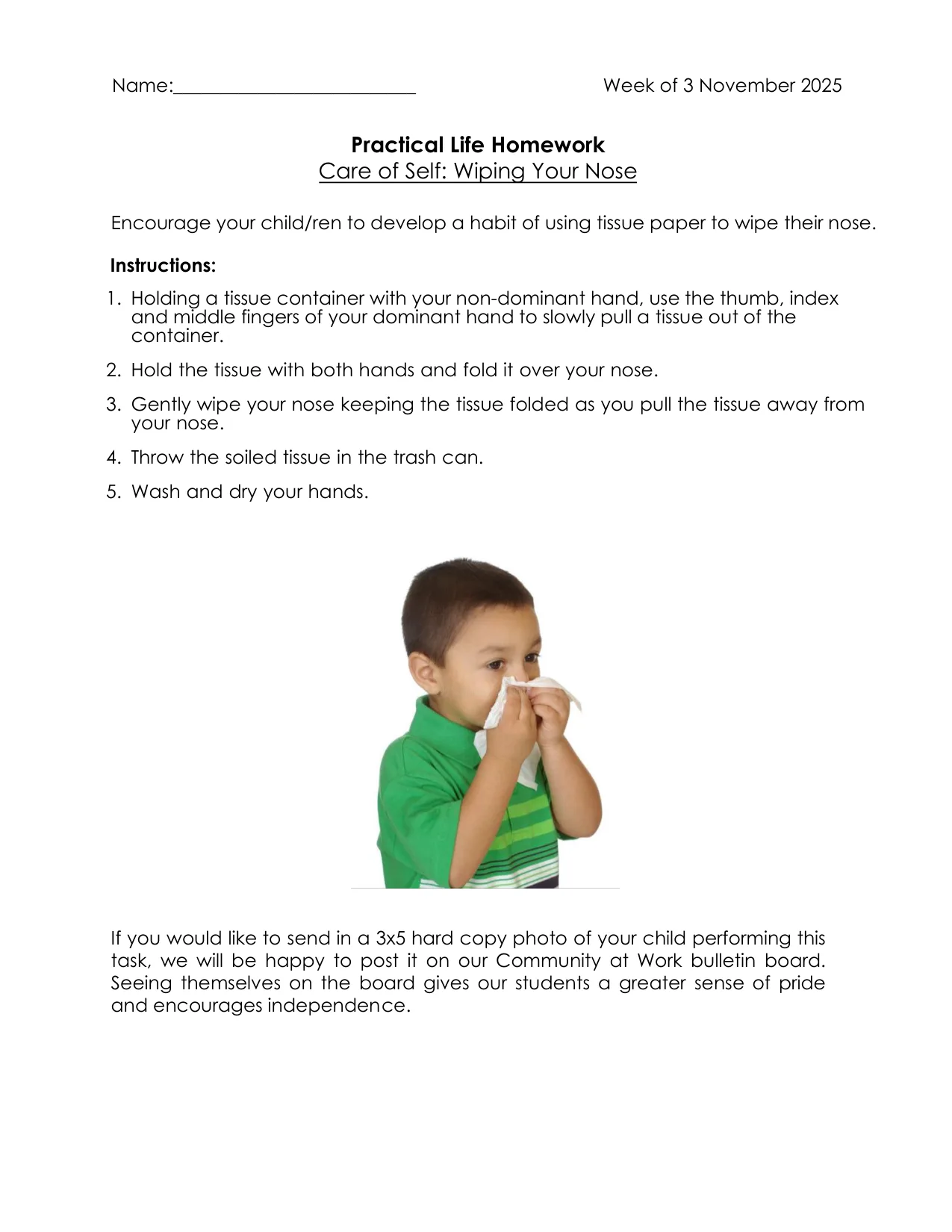 Practical Life 11-7 page 1