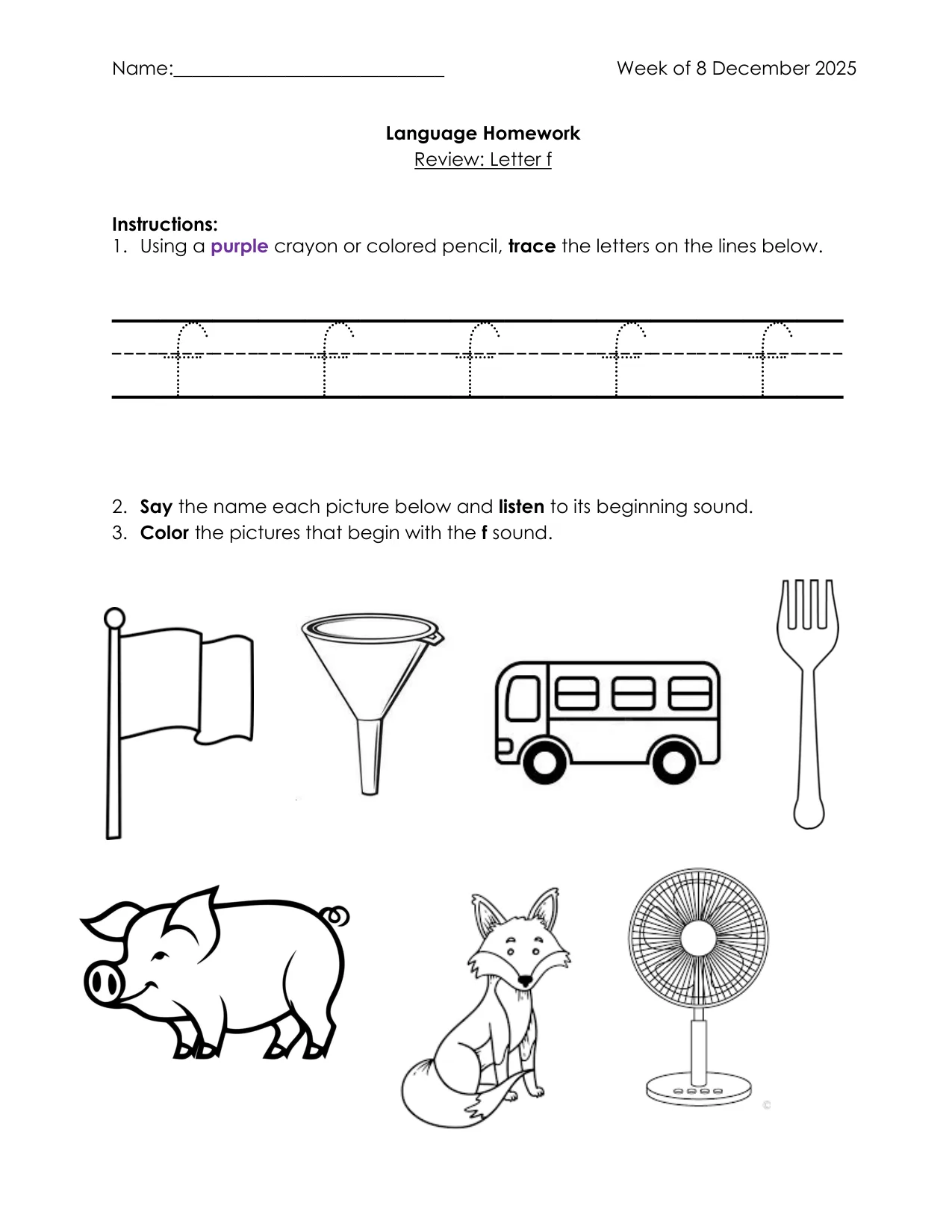 Language 12-10 page 1