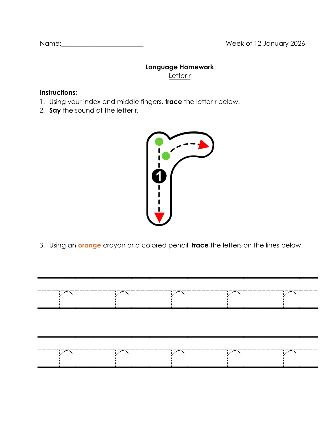 Language 1-14 page 1