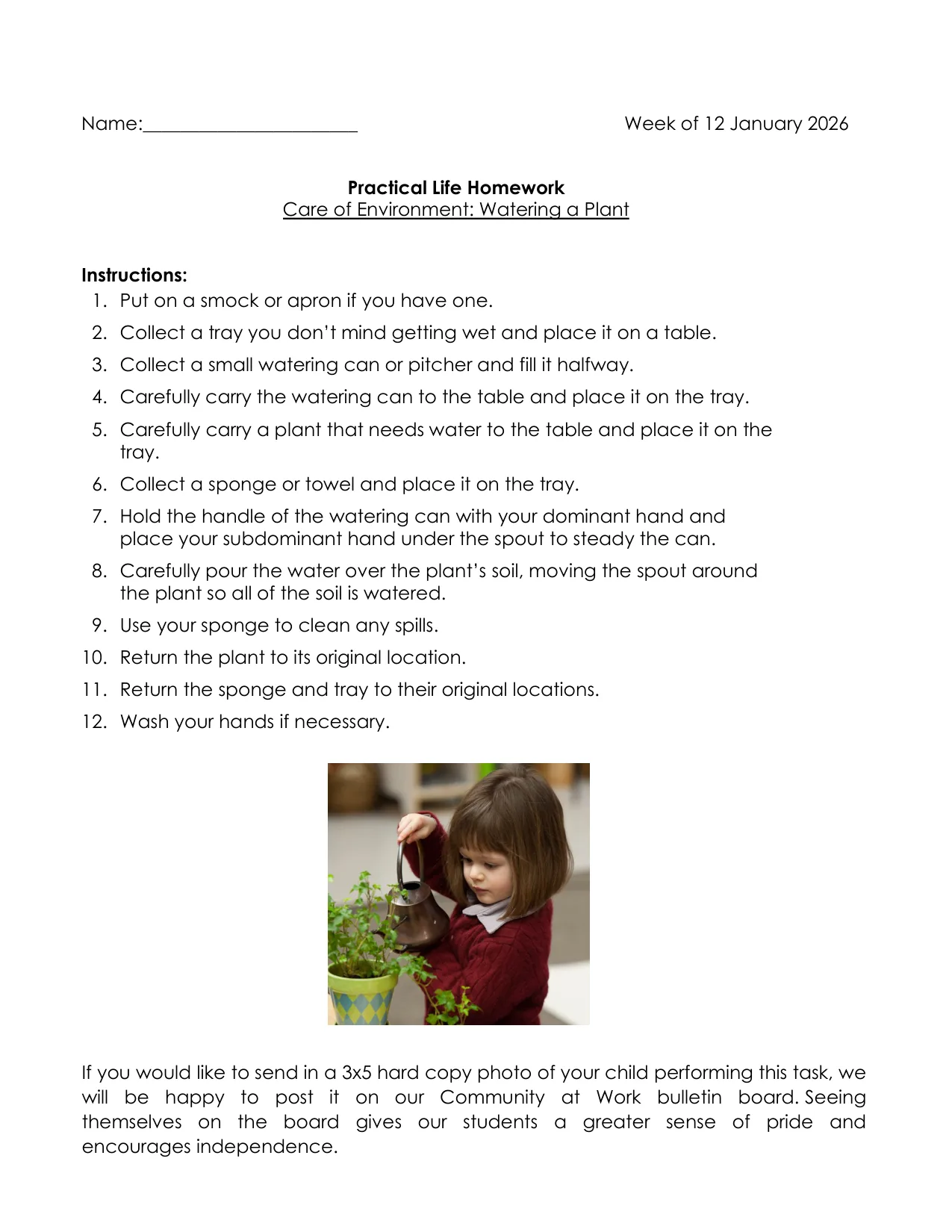 Practical Life 1-16 page 1