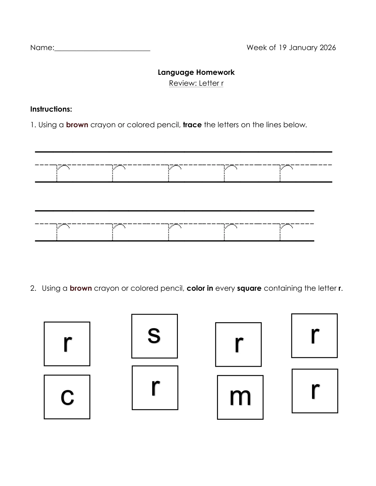 Language 1-21 page 1