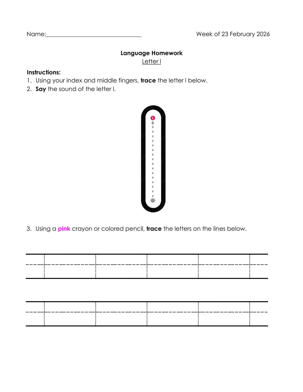 Language 2-25 page 1