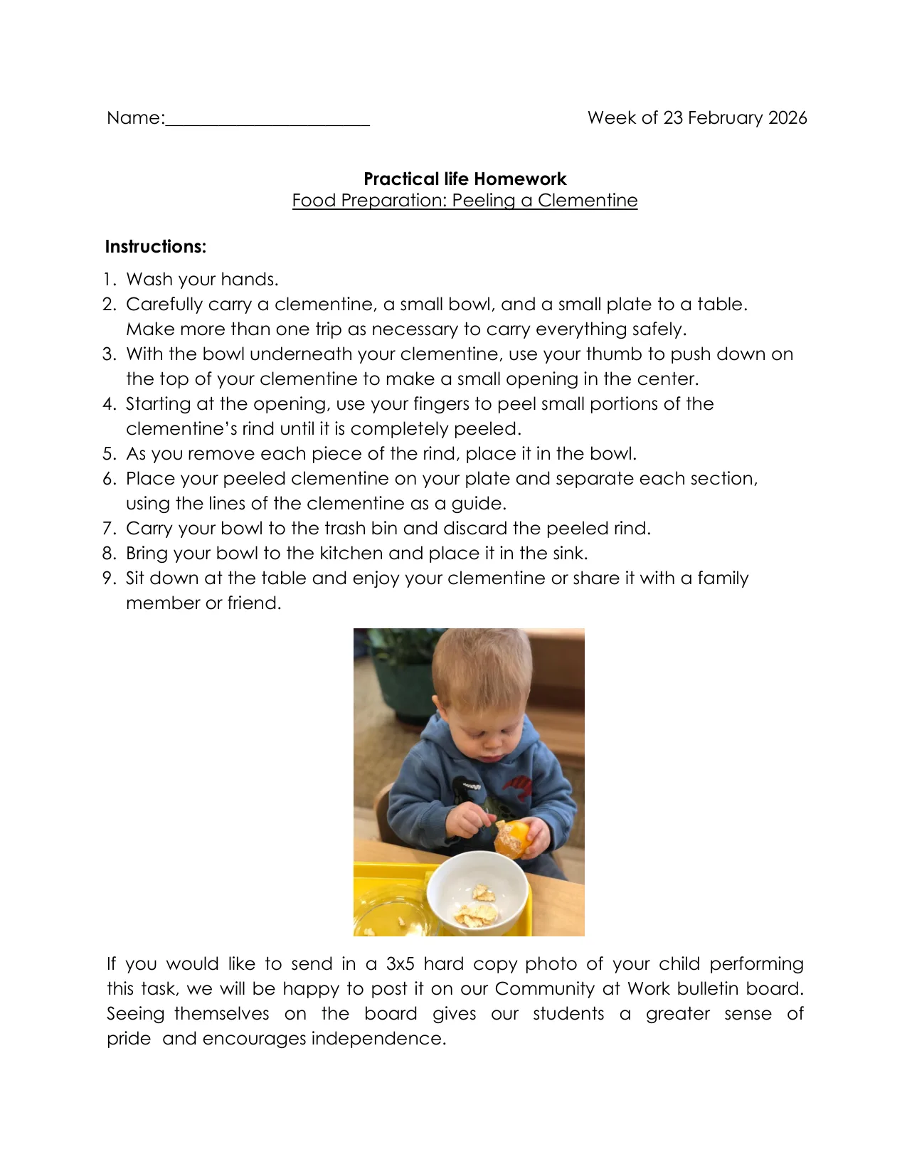 Practical Life 2-27 page 1