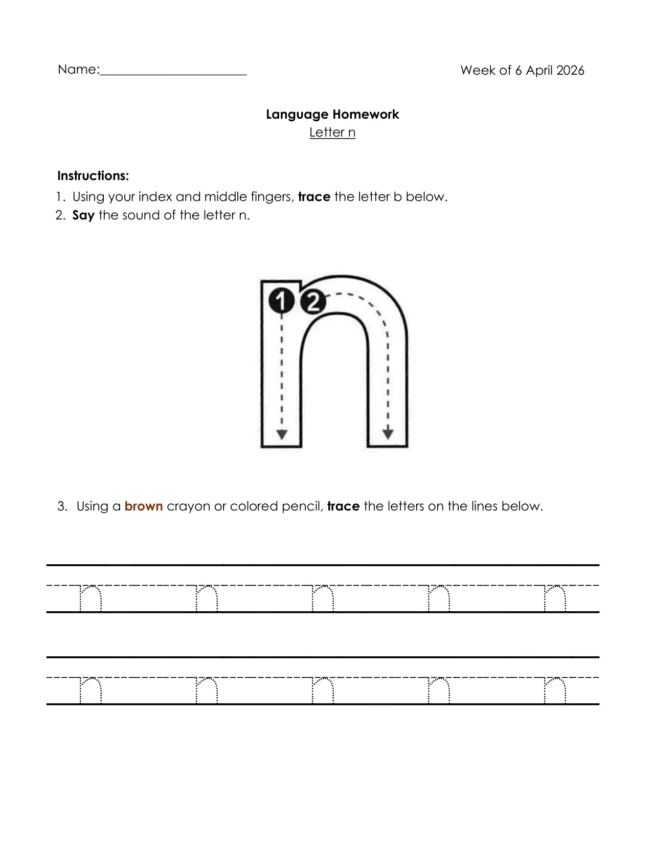Language 4-8 page 1