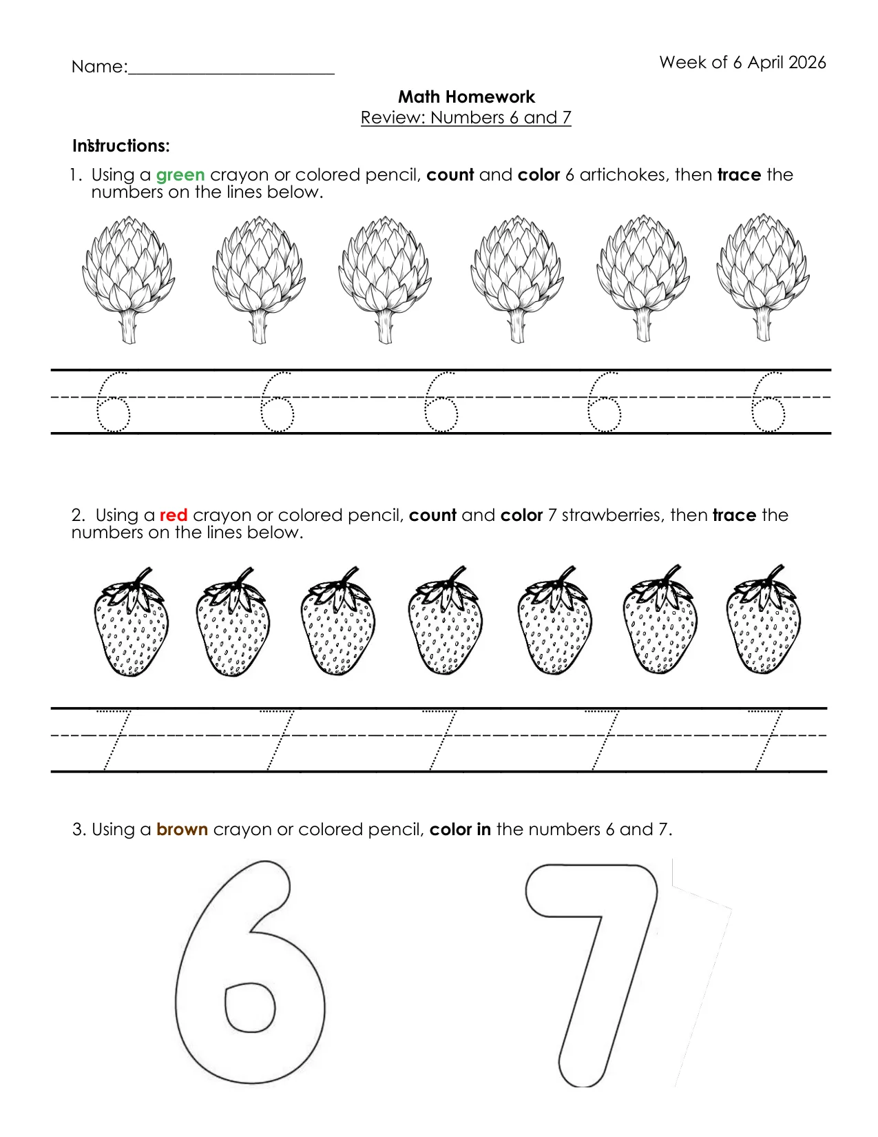 Math 4-6 page 1