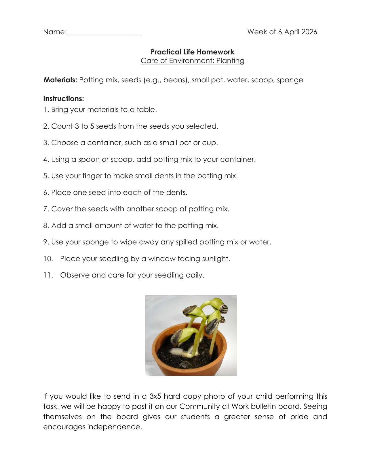 Practical Life 4-10 page 1